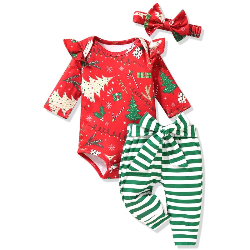 Aalizzwell 3-6 Months Christmas Clothes - Image 1